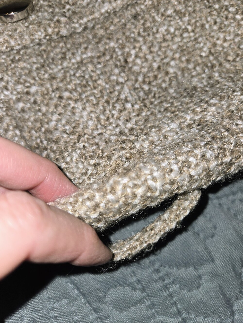 Tahari Women's 8 Tweed Wool-Blend Double-Breasted Coat - Picture 10 of 14